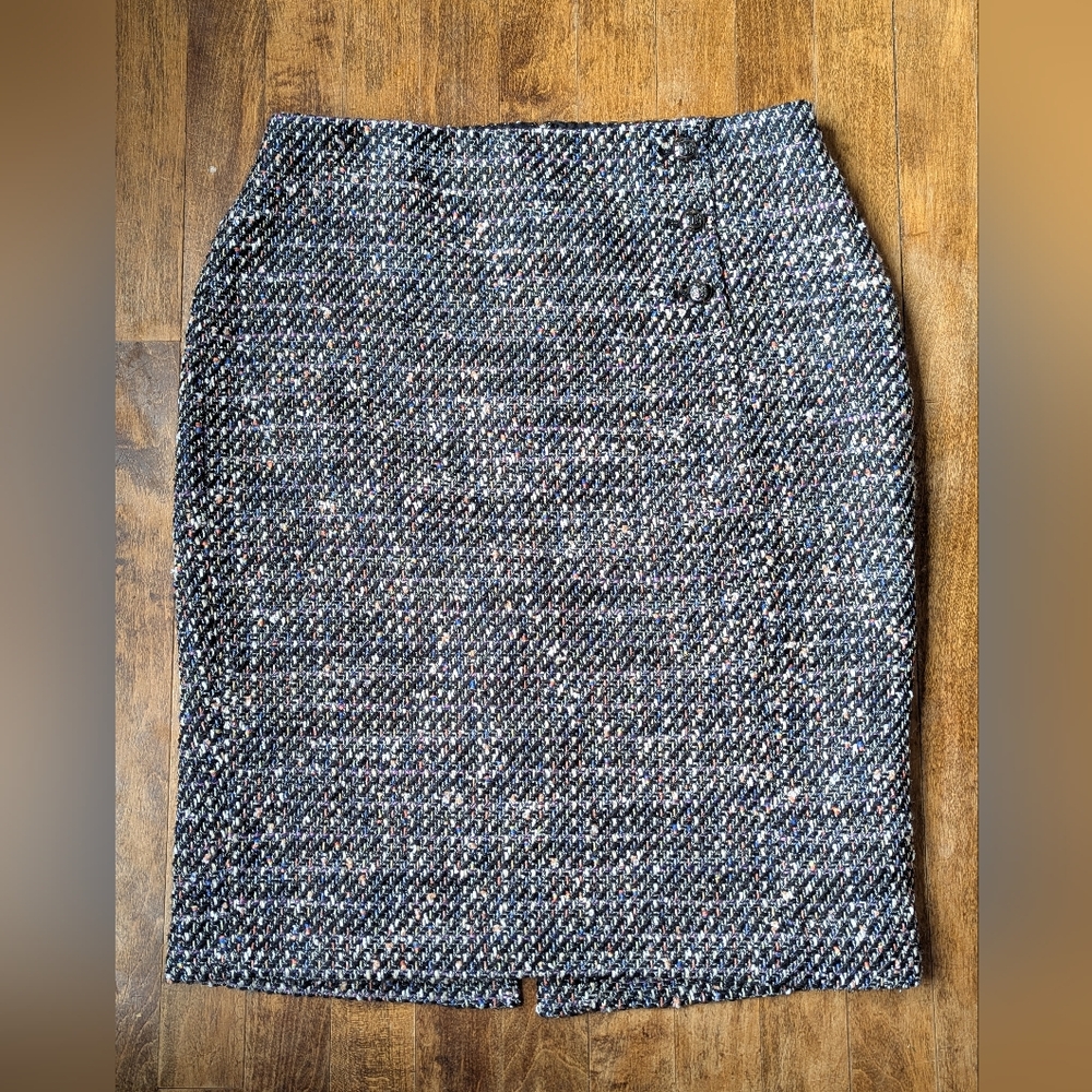 Talbots Tweed Pencil Skirt Women's Size 10